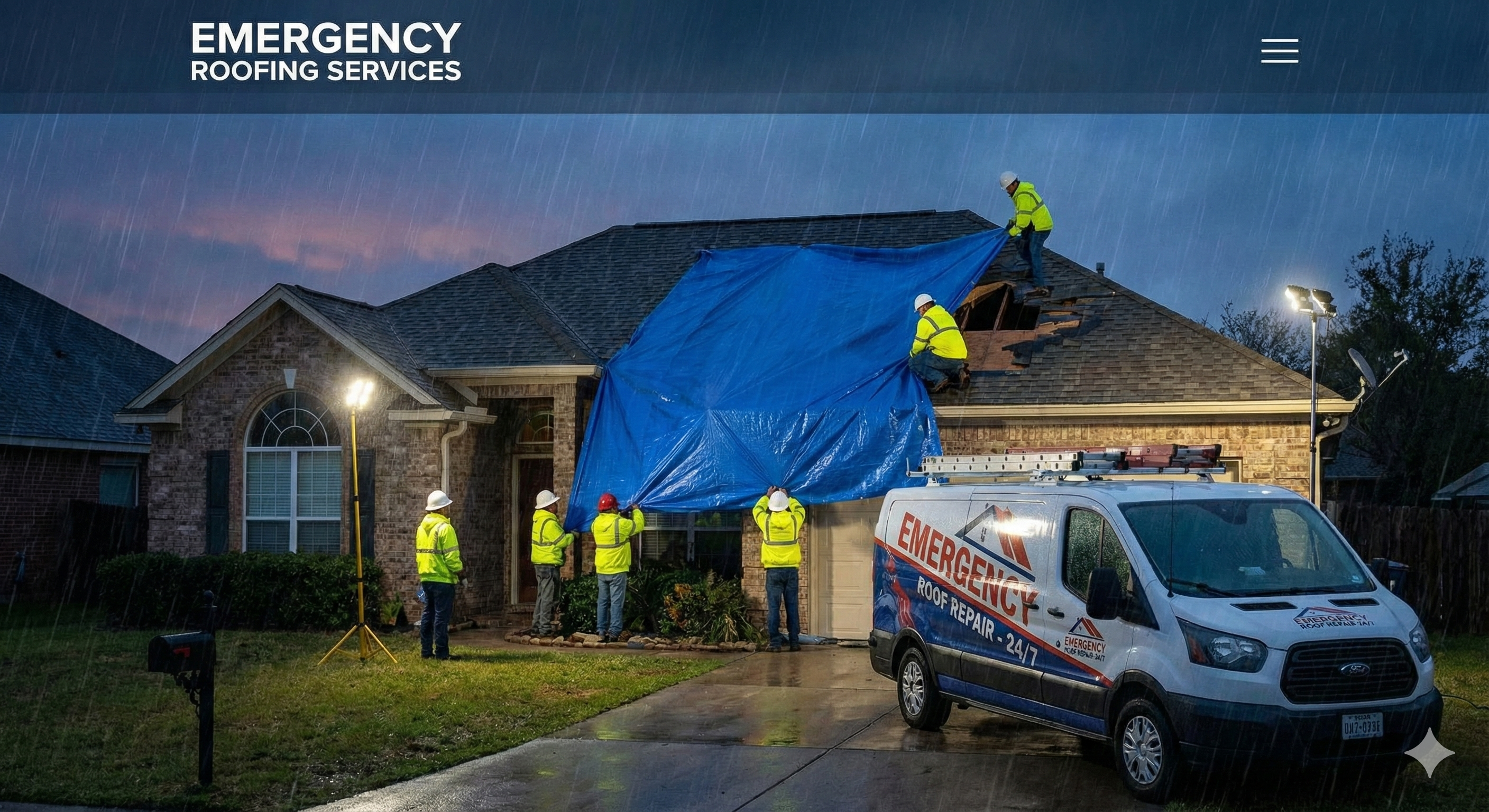 Emergency roofing solutions